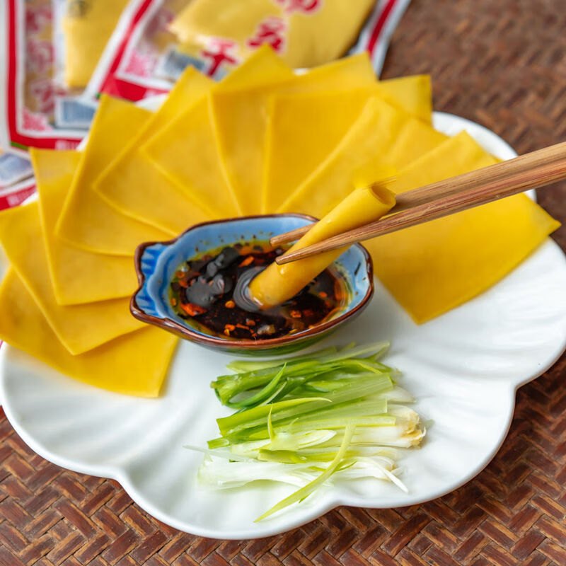 柏杨柏杨豆干恩施利川特产海伦斯酒吧蘸料葱白豆干开袋即食零食豆腐干