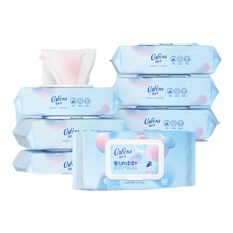 ���ڲ����������ᣨCOROU������ʪ��Ӥ��������ʪ��80Ƭ*8��*�����޾ƾ�ʪֽ�� 37.8Ԫ