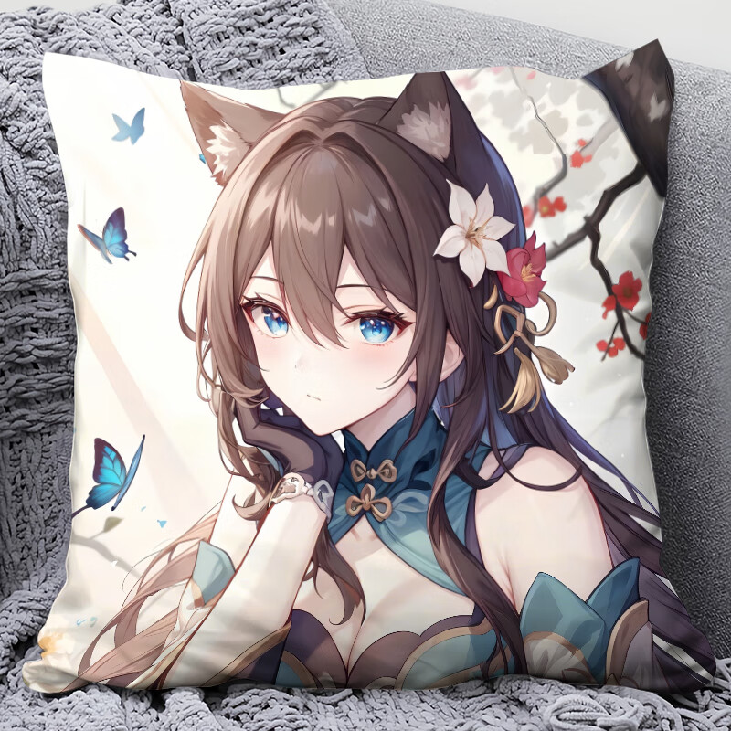 二次元动漫抱枕沙发家用靠垫双面来图定制 0808崩坏星穹铁道