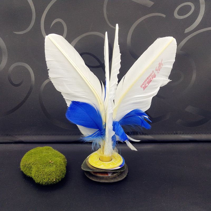 麦舒特毽子健身比赛键子耐踢鸡毛羽毛健子踢毽球 (好朋友)15号精品