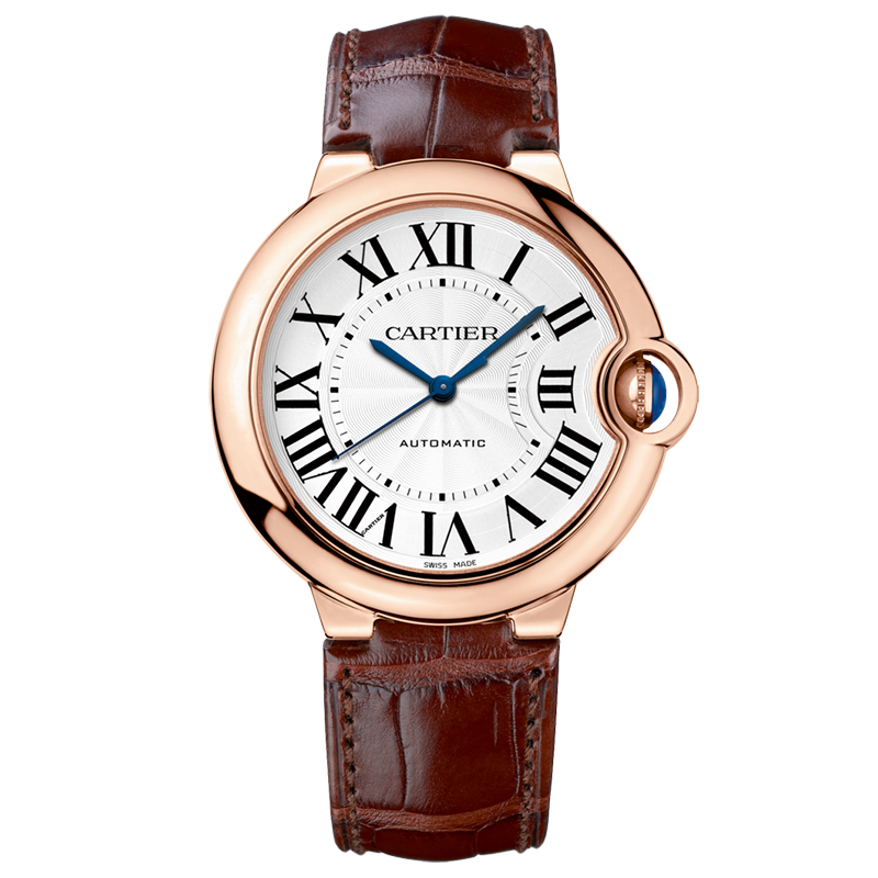 【二手95新】卡地亚cartier蓝气球18k玫瑰金自动机械男表wgbb0009二手
