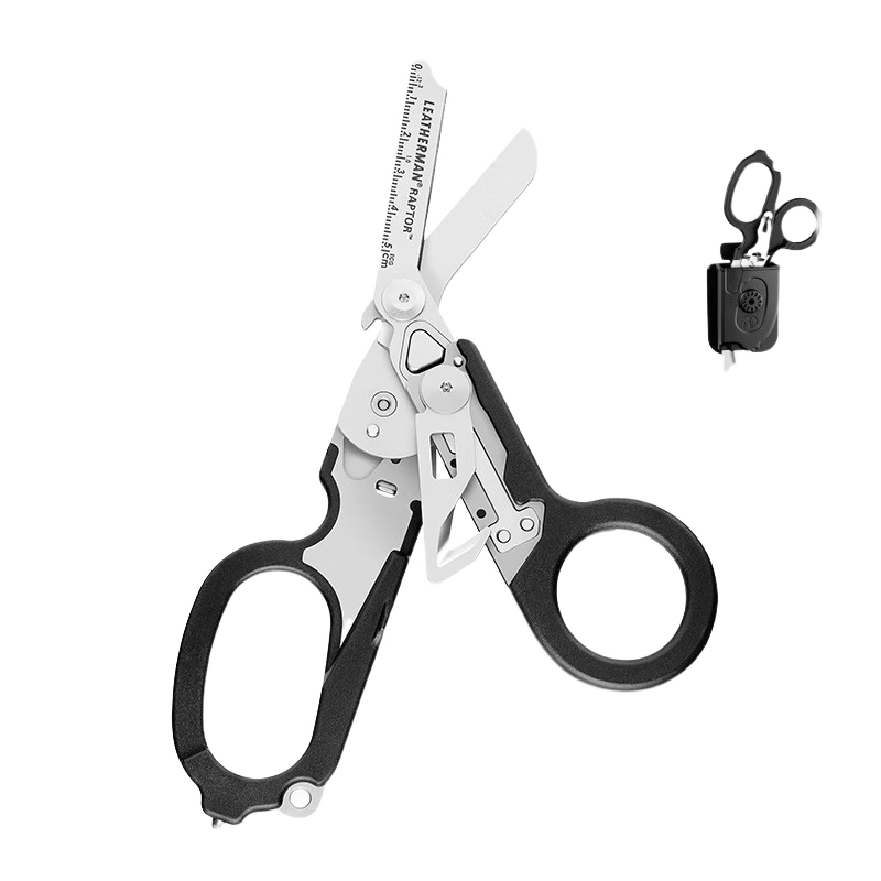 LEATHERMAN  RAPTOR急救专家系列 莱特曼户外多功能工具应急随身折叠剪戒指剪 急救专家-褐色