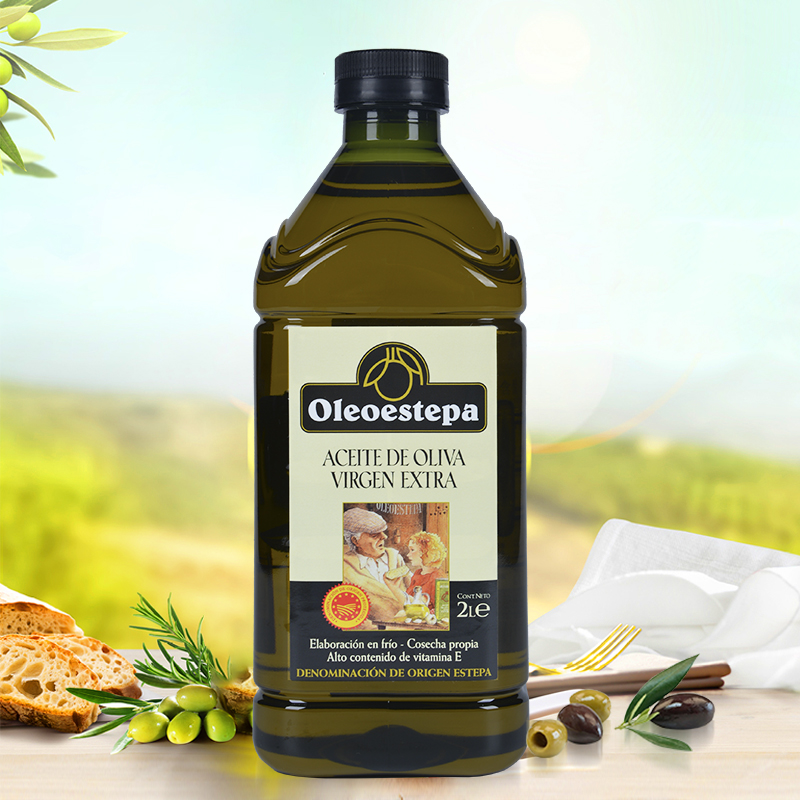 oleoestepa奥莱奥原生 pdo特级初榨橄榄油 食用油 植物油 桶装 pet 2l