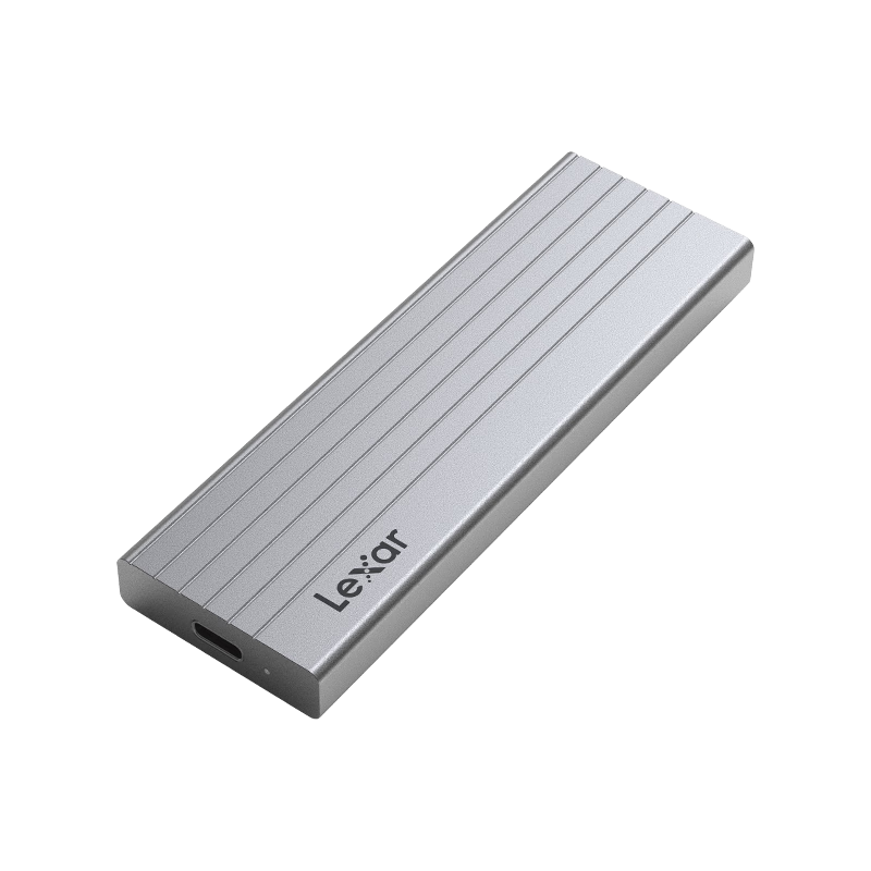 雷克沙（Lexar）E6 SSD固态硬盘移动硬盘盒 Type-C 3.2接口 M.2 NVMe协议 铝合金外置盒子