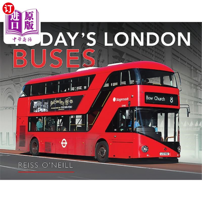 海外直订todays london buses 今天的伦敦巴士