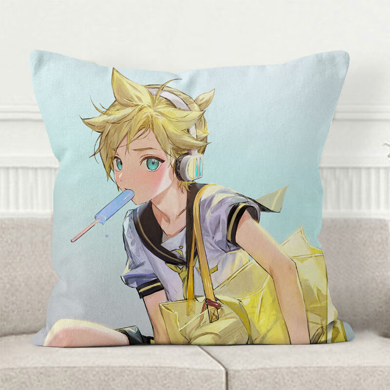 全光辰(quanguangchen)镜音铃周边抱枕初音未来双子镜音铃连毛绒玩偶