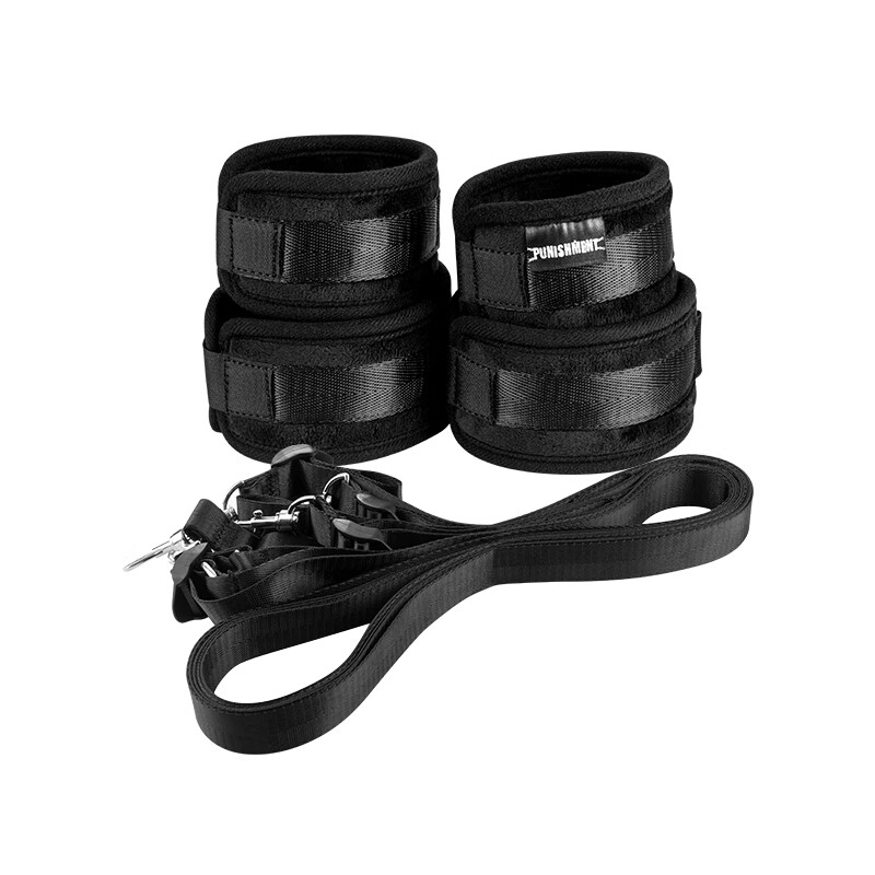 pillow talk床上手脚铐捆绑sm分腿带固定束缚调教工具成人用品束缚带