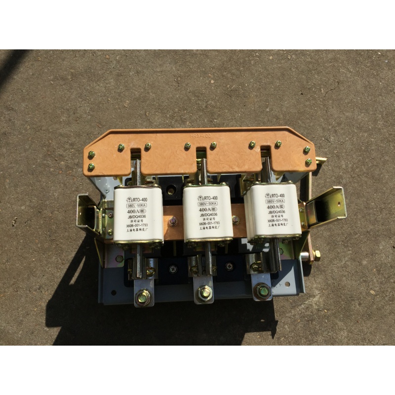 云启格hr3-400a/34/32 刀熔刀 熔断器式隔离含熔心黄铜厚件