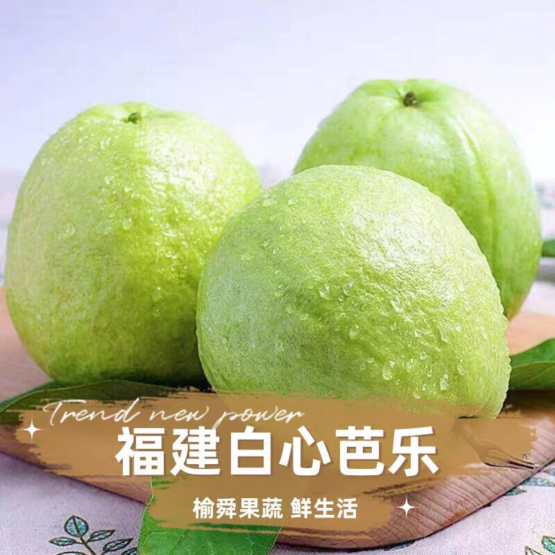 白心芭乐农家果园新鲜采摘当季番石榴水果 5斤红白双拼(中果16个以内)