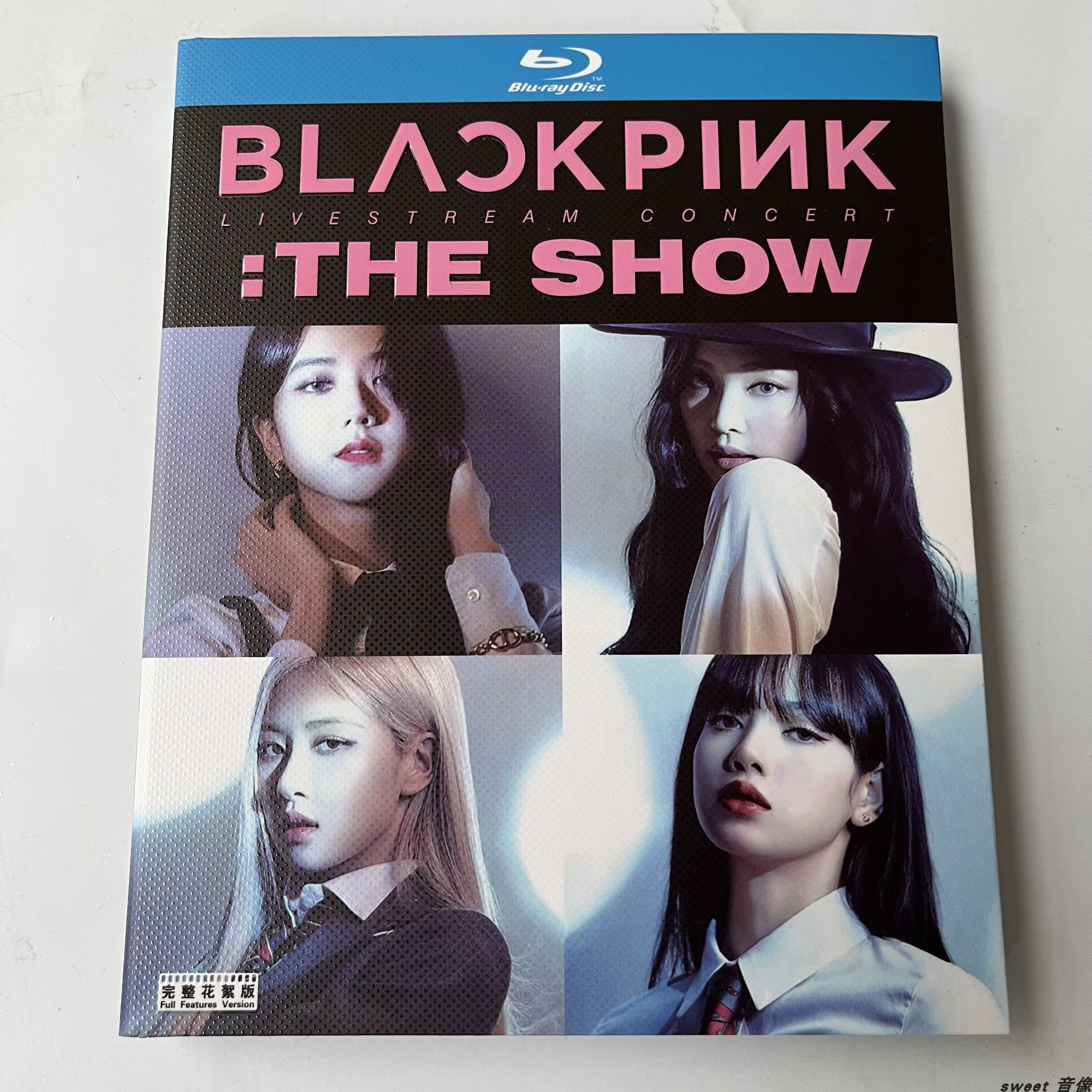 盒装音乐蓝光bd碟 black pink 2021年线上演唱会the show高清版