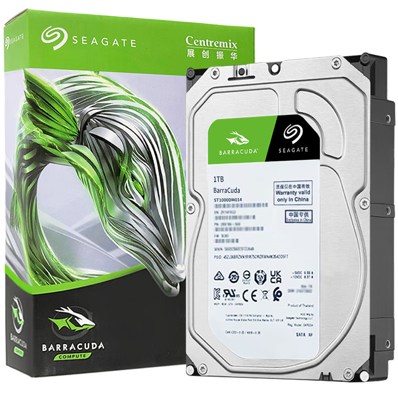 ϣݣSEAGATĘʽӲ 1TB 7200ת 256MB еӲ SATA ϣݿϵ Ӳ 3.5Ӣ ST1000DM014