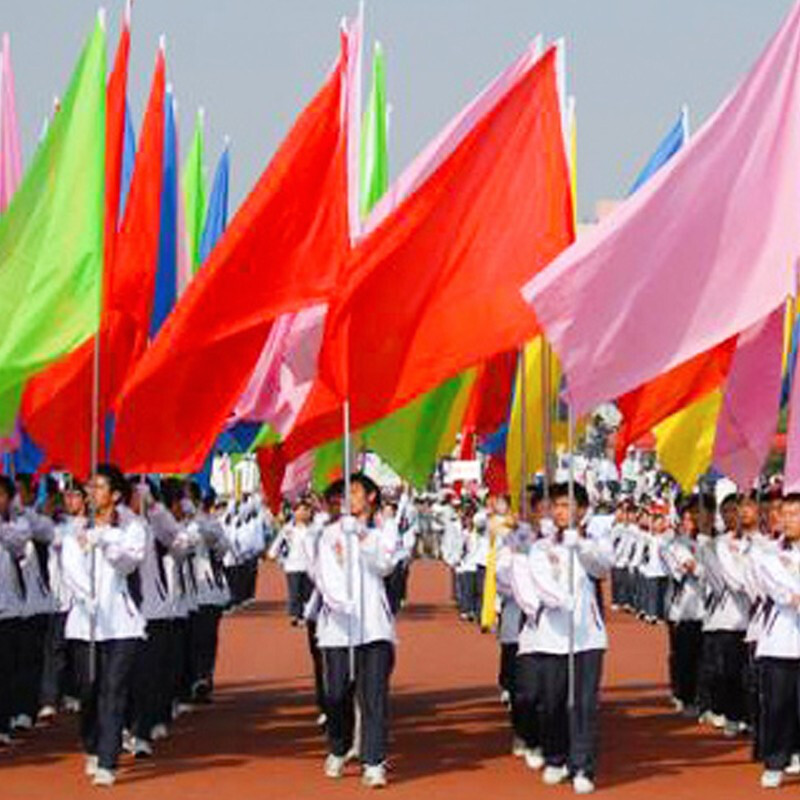 奥乐维斯 刀旗彩旗喜庆广告旗厂旗队旗班旗广告宣传飘旗 红旗黄旗蓝旗
