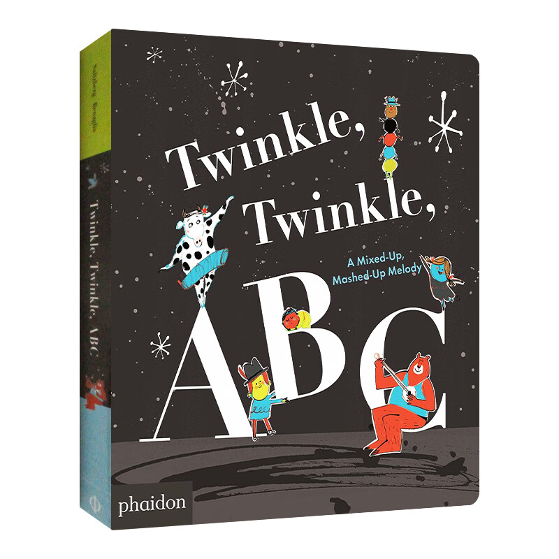 twinkle, twinkle, abc 英文原版 当小星星遇上字母歌 儿童睡前歌谣