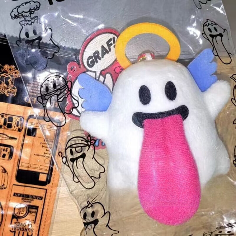 矢向【首单立减】吐舌头可爱鬼挂件小鬼玩偶天使魔包包挂件可爱鬼书包