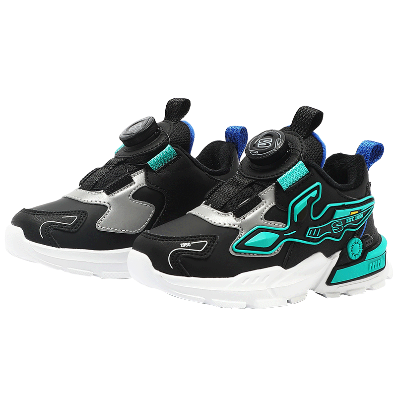 SNOOPY史努比童鞋冬季新款保暖儿童运动鞋男童轻便舒适休闲棉鞋跑鞋 黑色 26 码适合脚长15.0-15.5cm