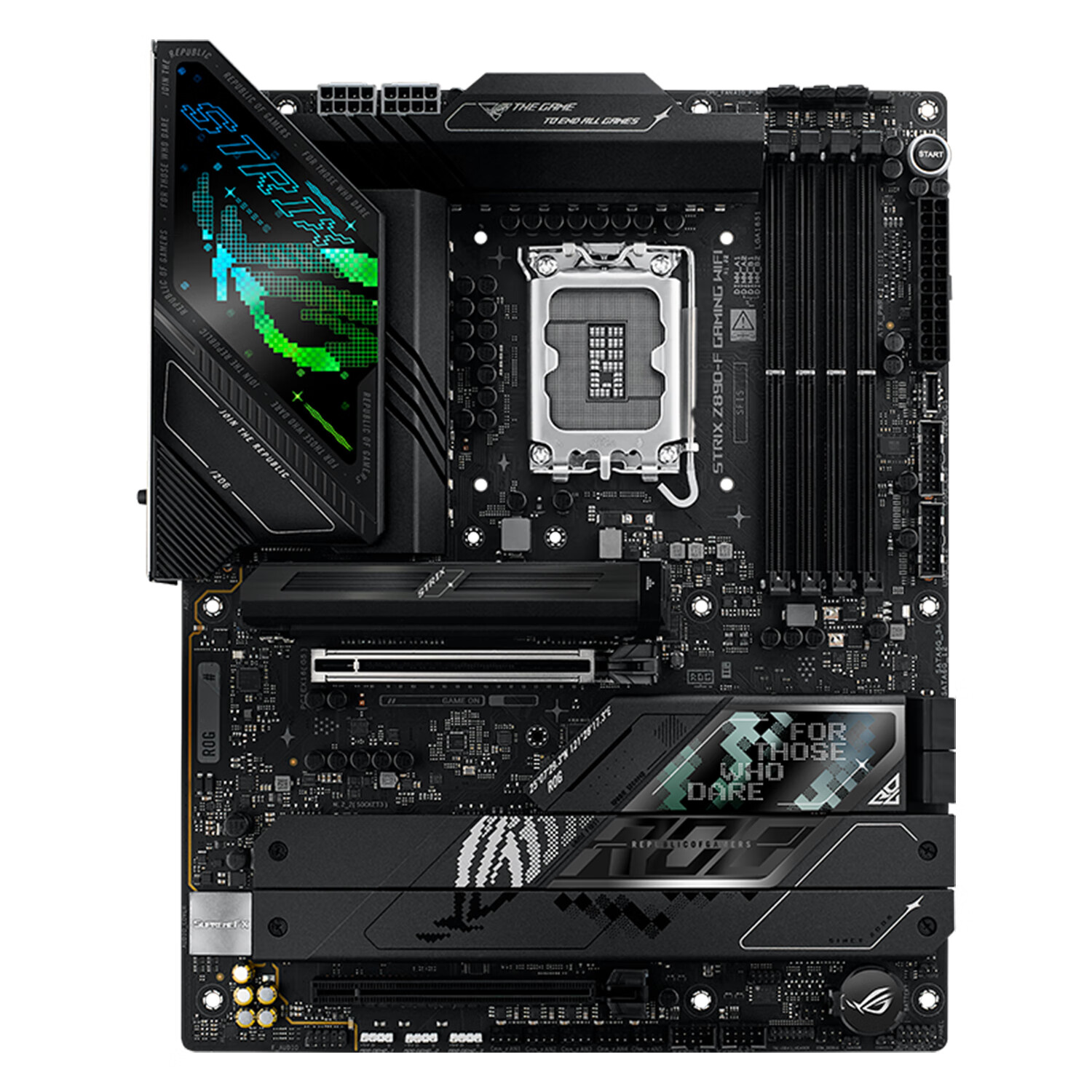 华硕ROG Z890主板系列 MAXIMUS Z890 HERO APEX STRIX Z890-A GAMING WIFI吹雪主板 ROG Z890-F GAMING WIFI