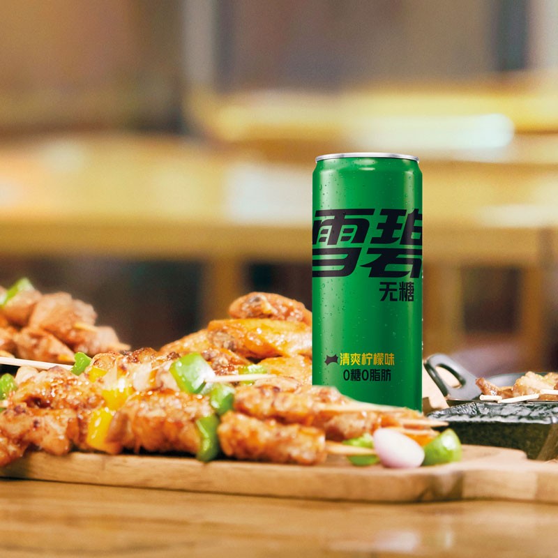 可口可乐 雪碧无糖 sprite 雪碧零卡 迷你罐 摩登罐  整箱装 330ml*12
