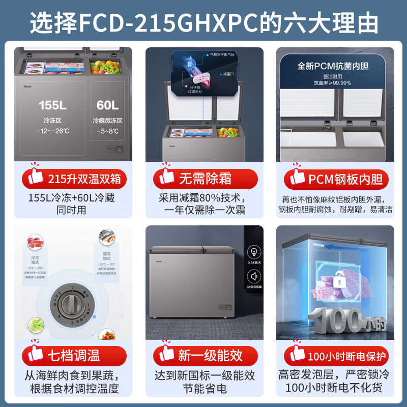 海尔FCD-215GHXPC冷柜性能评测及用户体验分享
