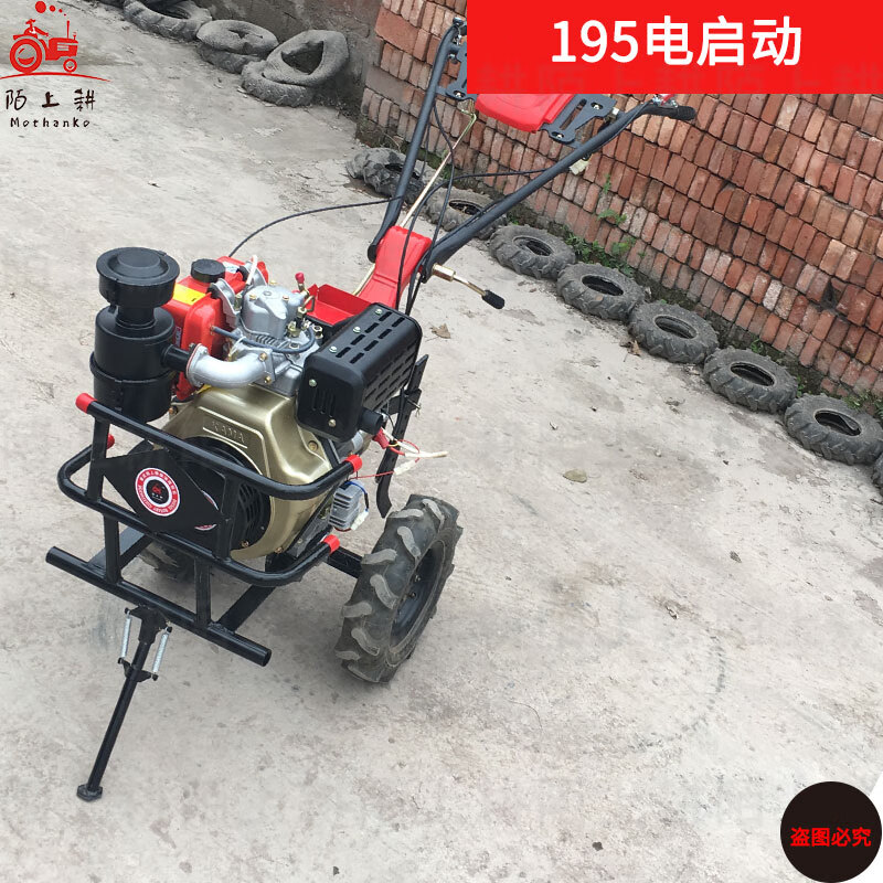 凯马 常柴 科普柴油机微耕机6到16马力多功能旋耕机 农业机械 195标配
