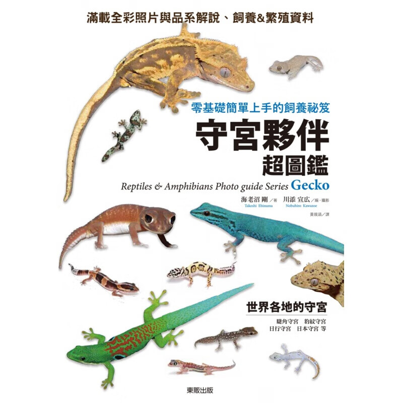 现货台版 守宫伙伴图鉴 零基础简单上手的饲养秘笈自然科普百科