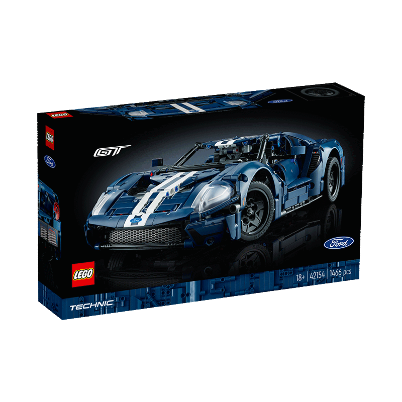 乐高（LEGO）积木拼装机械组系列42154福特GT不可遥控男孩玩具520情人节礼物
