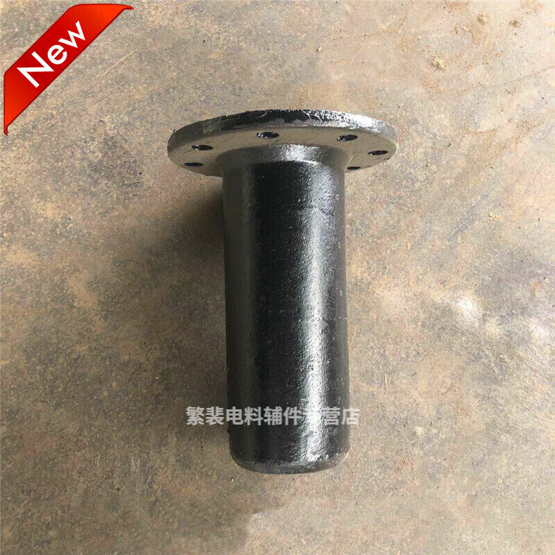 适用dn100-dn1800球墨铸铁给水法兰盘插短管乙管短管球墨管件 dn80