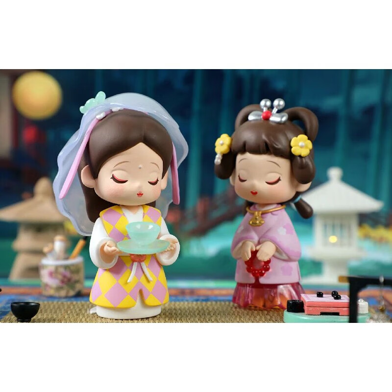 惊喜盒玩具礼物公仔男女孩摆件手办情人节礼品 红楼梦随机盲盒一个