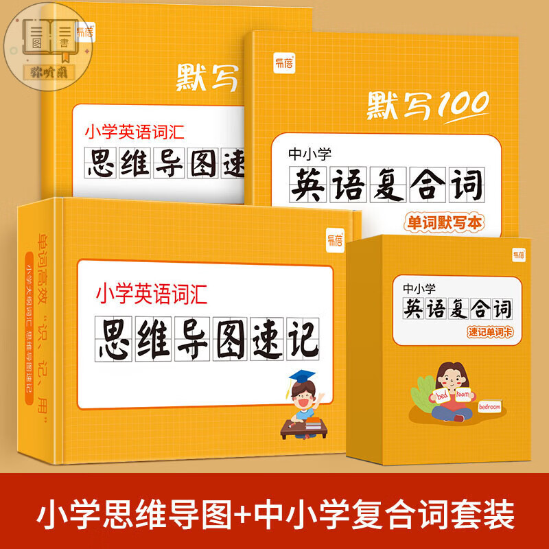 思维导图词根词缀快速记忆单词卡片闪手卡 