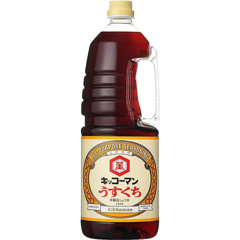 萬字日本淡口醬油1.8L商用餐飲裝大瓶釀造醬油