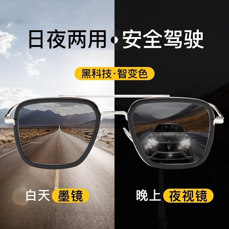 ���ڲ�����CAPONI ������ͬ���۾�����˿��ɫƫ��̫��������ī������ҹ���ÿ����� ���ڿ�-��ҹ����ƫ���ɫƬ