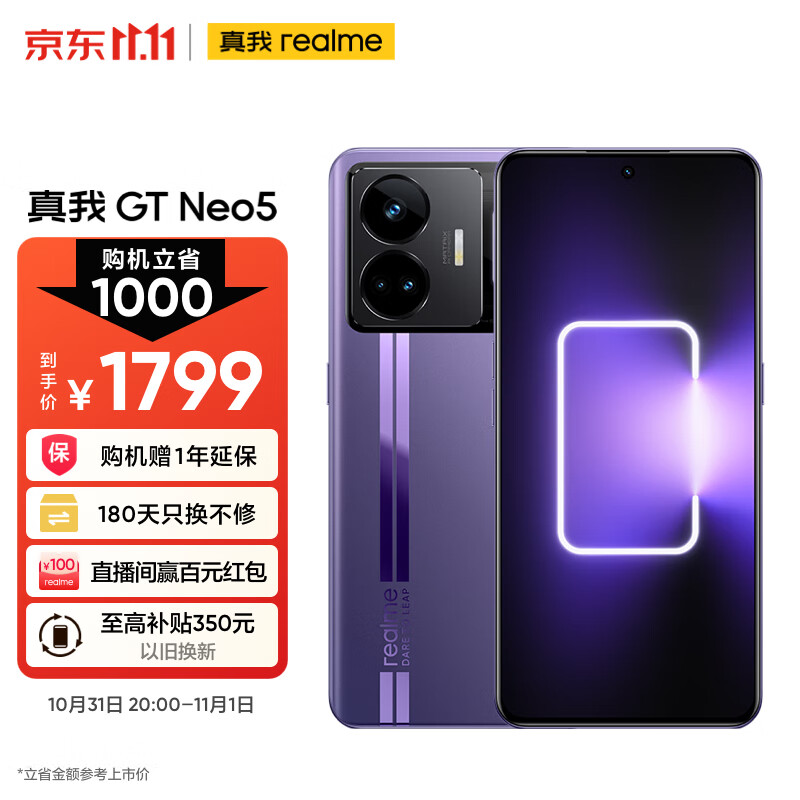 realme真我GT Neo5 150W光速秒充 觉醒光环系统 144Hz 1.5K直屏 骁龙8+ 5G芯 12GB+256GB 紫域幻想 5G手机属于什么档次？