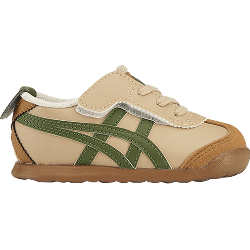 Onitsuka Tiger鬼塚虎小童幼童運(yùn)動(dòng)休閑鞋嬰幼童鞋MEXICO 66? KIDS 淺棕色 26