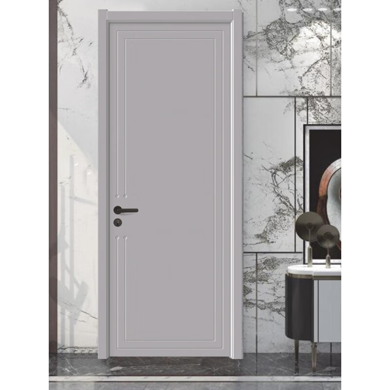 稳东杭州极简木门室内门实木复合烤漆门卧室门房门套装门房间门 烤漆
