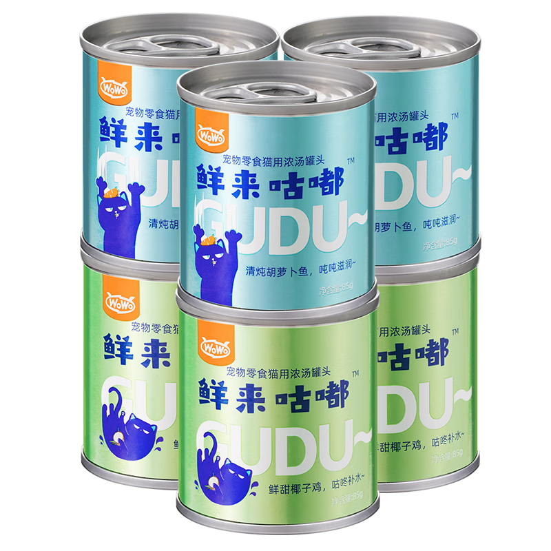 ���ڲ������ร�WOWO��è��ͷ��ʳ ��è��è����ʪè�� Ҭ�Ӽ���ζ3��+���ܲ����ζ3�� 23.04Ԫ