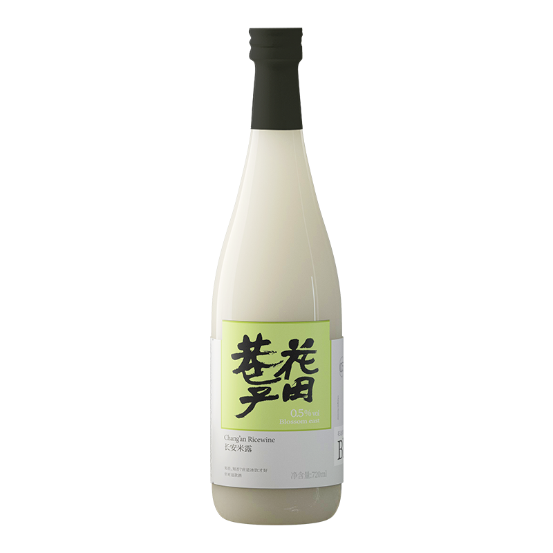 花田巷子长安米酒米露果酒 纯粮糯米低度微醺甜米酿720ml