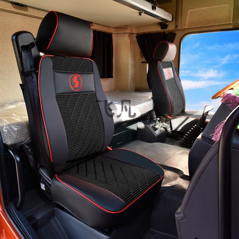 启沅陕汽德隆x3000货车座套四季通用全包围坐垫大货车内饰改装饰配件