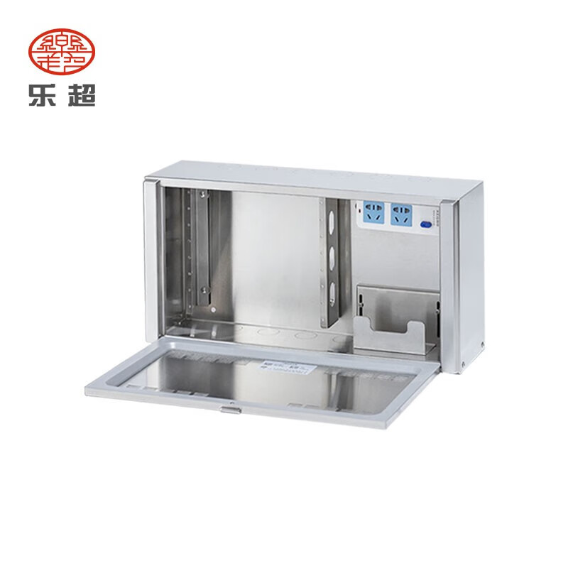 乐超 弱电箱 明装 全不锈钢板304 482*250*140 原色 lp-rd-ww-492514