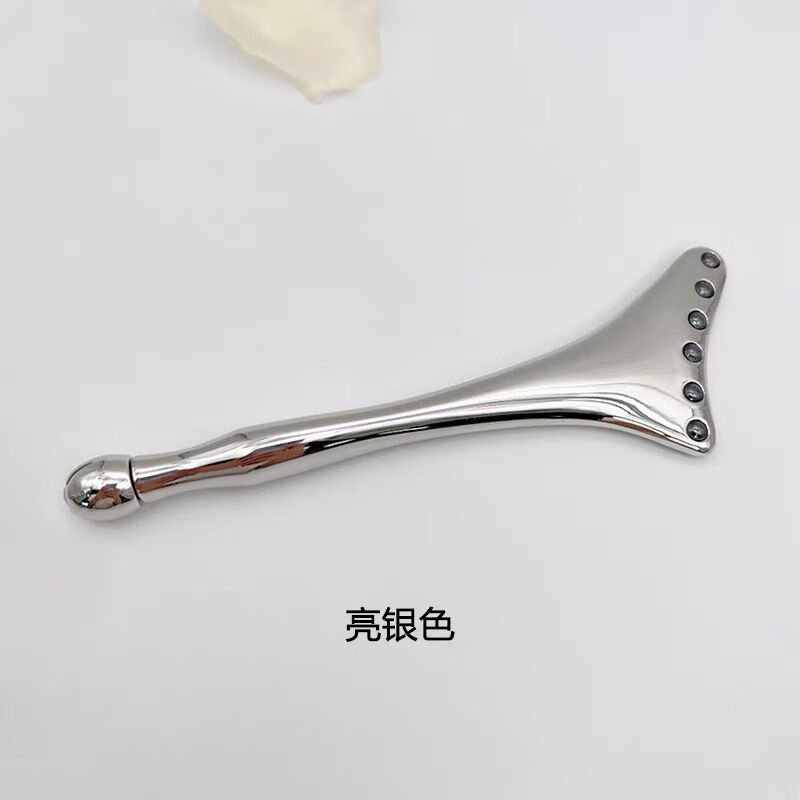 源头厂家太赫兹美容棒面部刮痧板眼部按摩拨筋棒排毒冰斧提拉紧致 亮