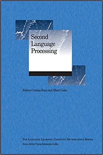 预订 第二语言处理second language processing