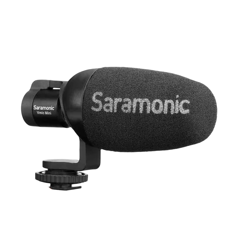 Saramonic 枫笛 手机单反摄像机通用收音话筒枪型外接录音麦克风防震防抖 Vmic Mini
