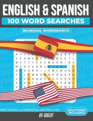 预订 100 spanish and english word searches: featuring 1000