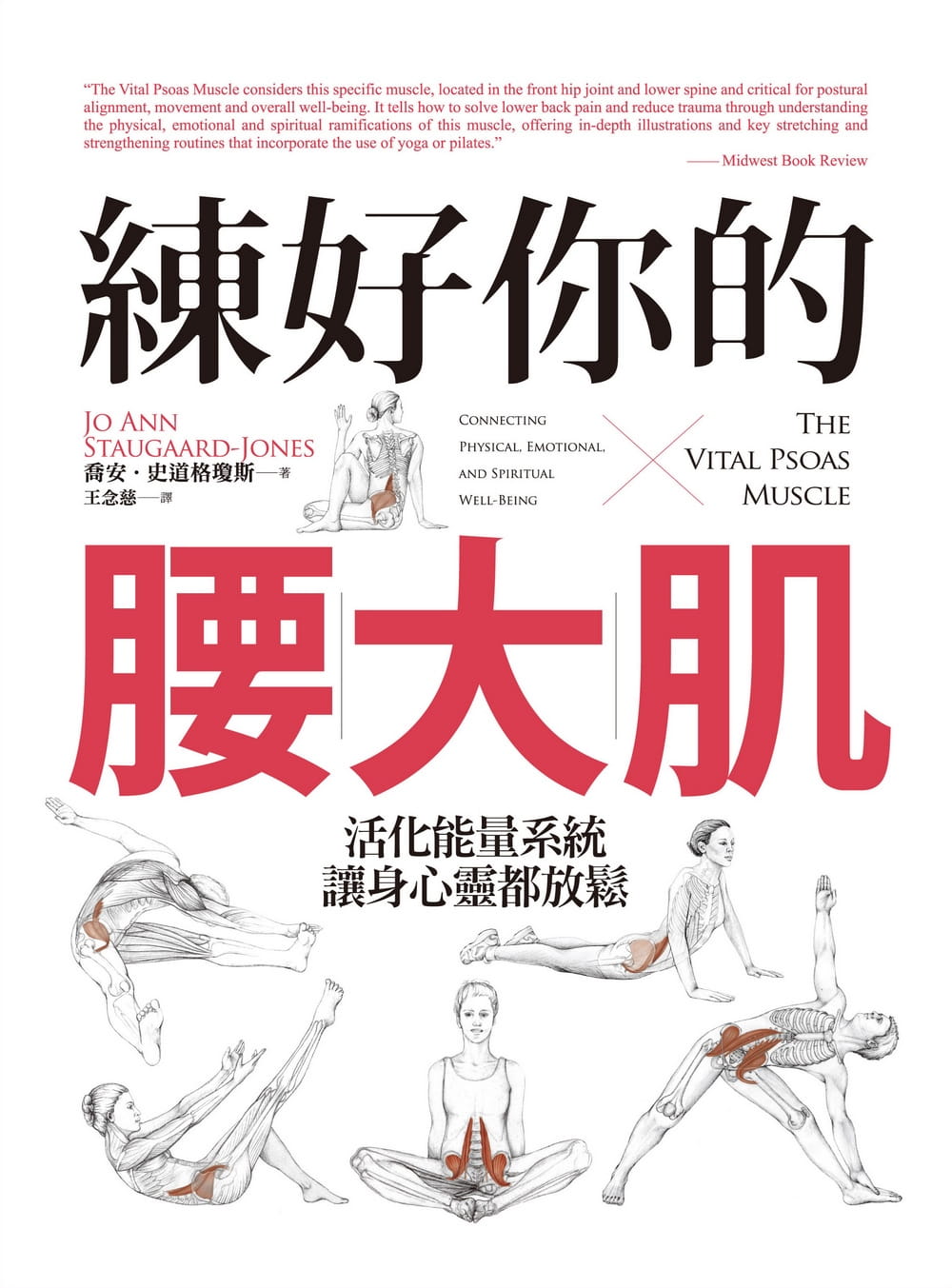现货 乔安-史道格琼斯 练好你的腰大肌：活化neng量系统，让身心灵都放松 远流