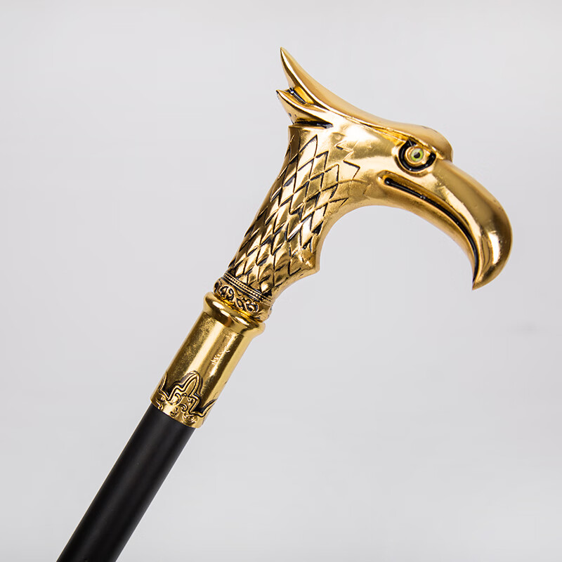 维诺亚金色金属英伦风复古绅士手杖高级防身武器文明棍拐表演道具漫展