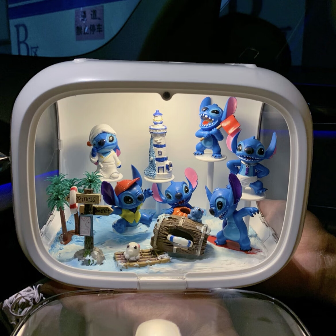 史迪仔系列手办周边史迪奇创意桌面氛围灯摆件生日礼物送女生朋友