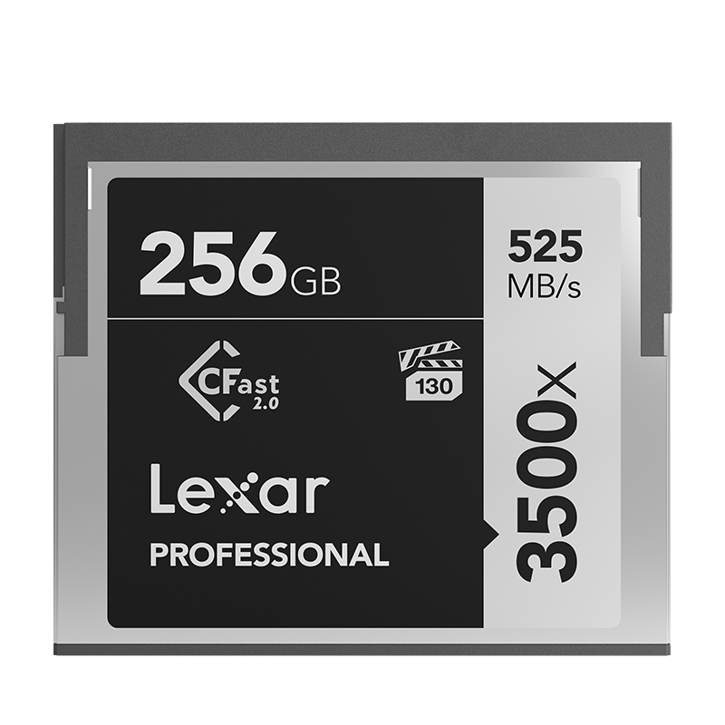 ׿ɳLexar256GB 525MB/s д445MB/s CFast 2.0洢3500x VPG-130 ø