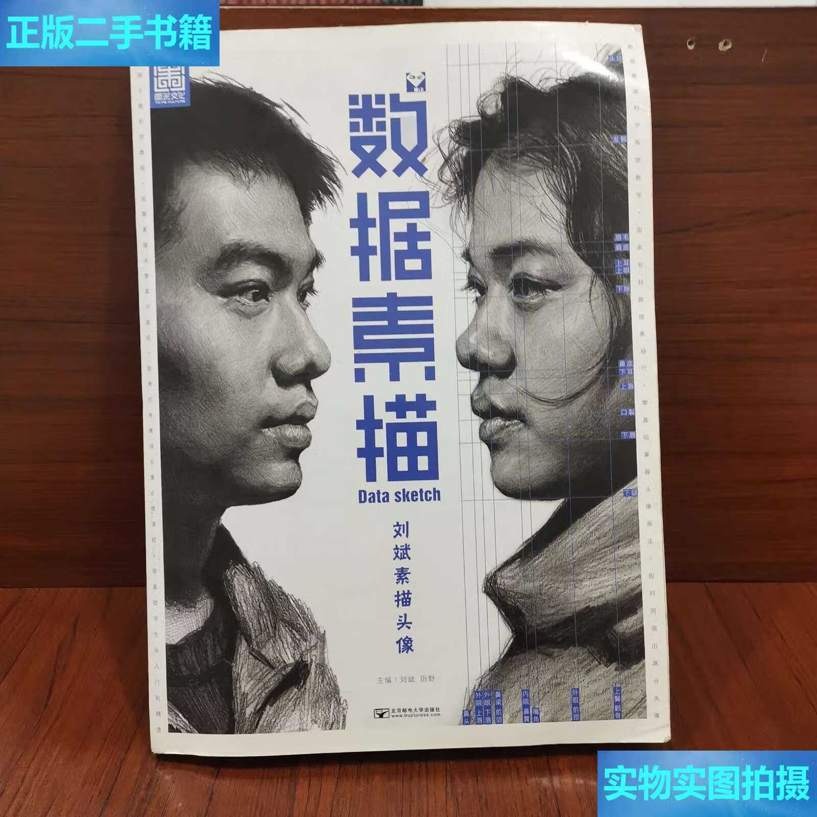 【二手9成新】数据素描 刘斌素描头像 /刘斌,田野 北京邮电大学