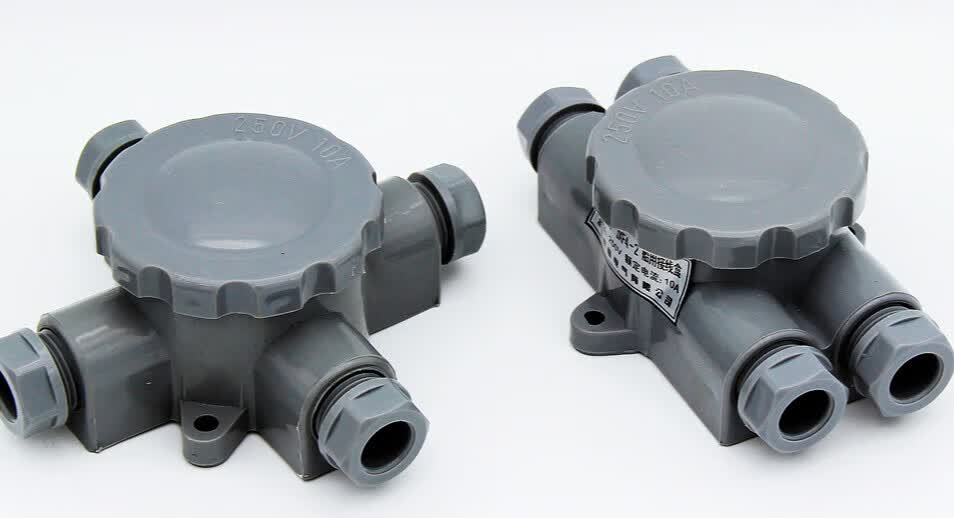 泰航电气船用尼龙塑料接线盒jxf4-1/2/3水密10a防水220开关盒 jxf41