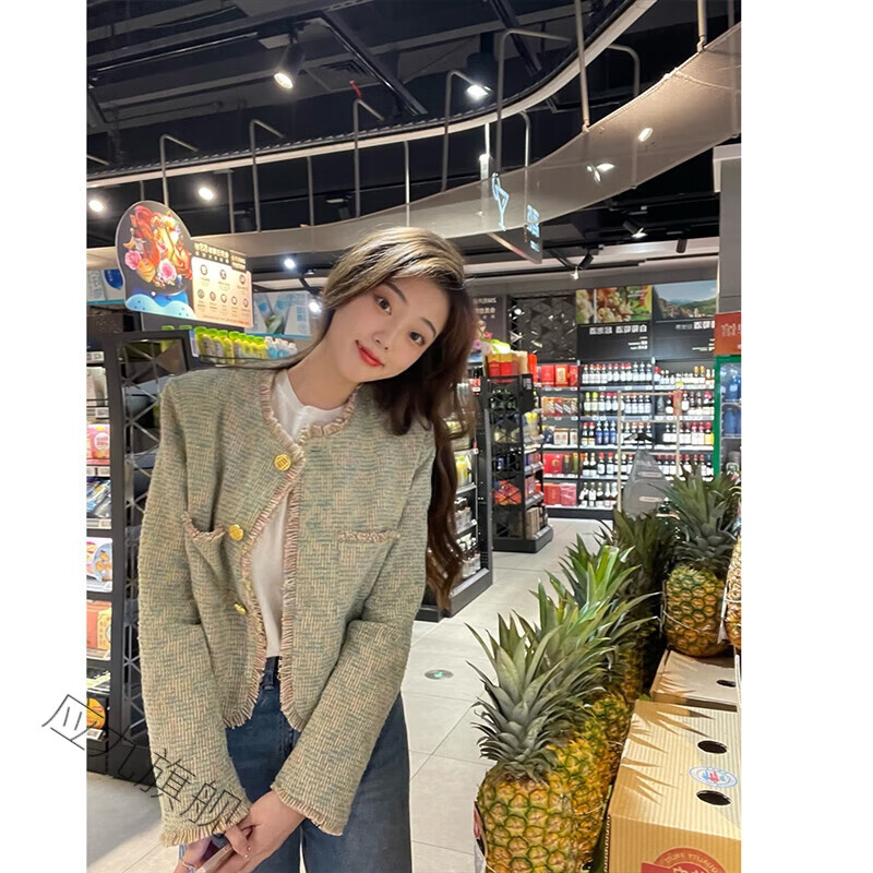 四季青歆妍服装抖音同款小香风外套心动一这色系美哭了我抖音同款