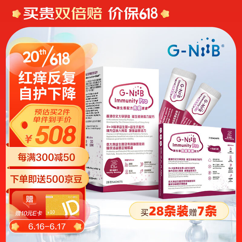 选择G-NiiB益生菌，豪不错过的价格趋势|京东益生价格曲线软件
