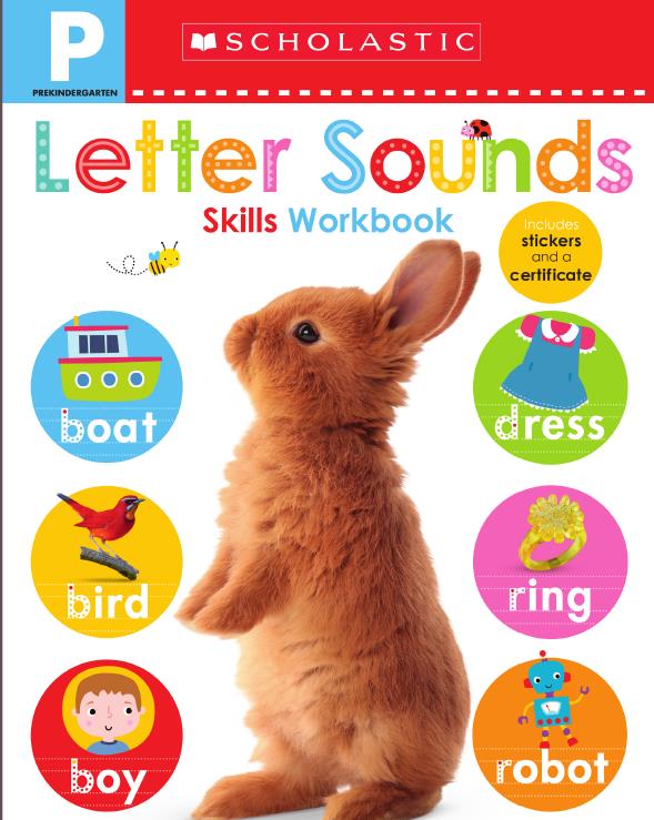 Scholastic Early Learners: Pre-K Skills Workbook: 123  英文原版 进口教辅书